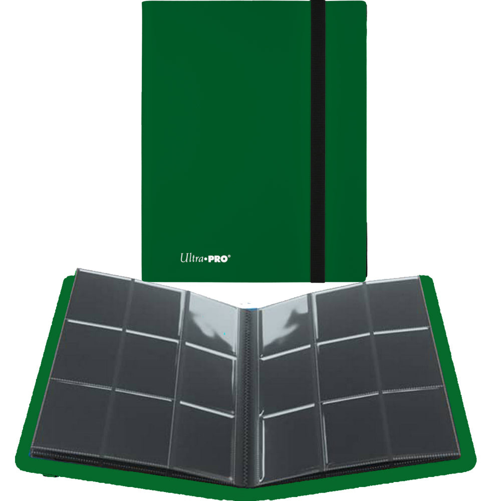 Ultra Pro - Portfolio A4 - 9 cases - Pro-binder - Eclipse - Vert forêt 360 cases