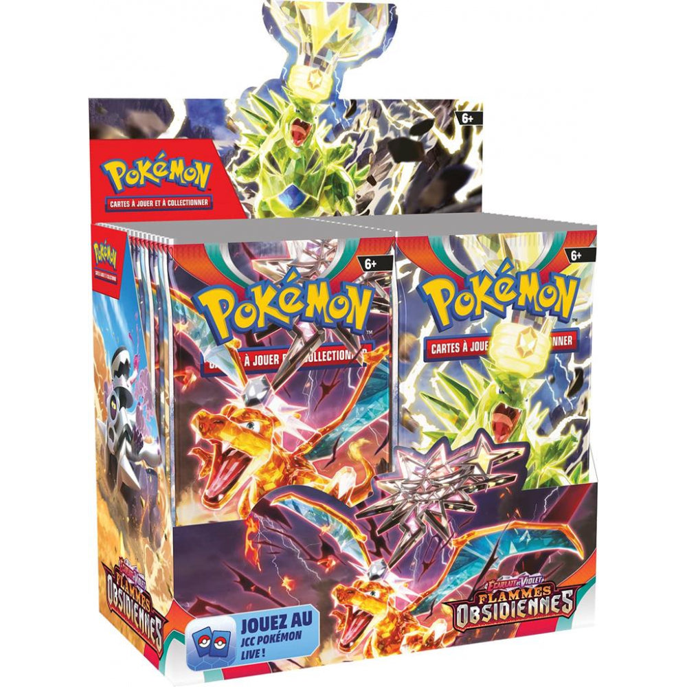 Pokémon - Display de 36 Boosters - EV03 - Flammes Obsidiennes