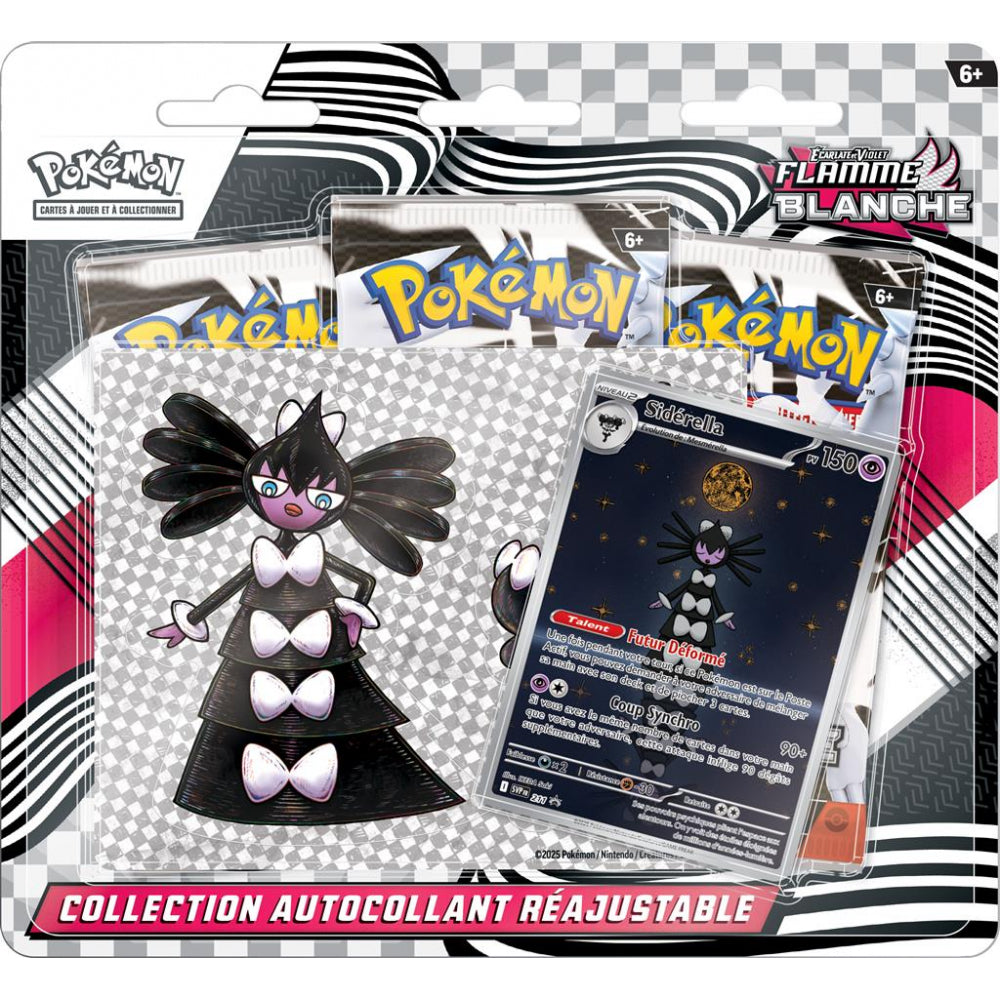 Pokémon - Tripack 3 Boosters - EV10.5 Ecarlate et Violet - Flamme Blanche : Sidérella