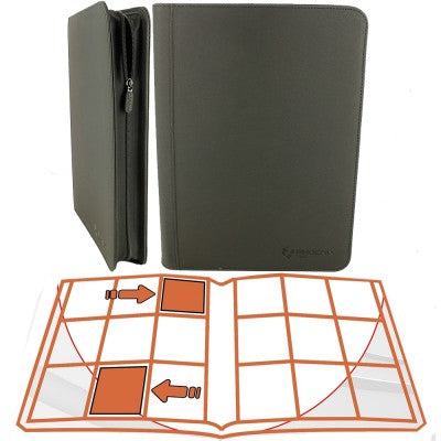 Phoenix Shield - Portfolio - ALBUM DELUXE ZIP - NOIR - 20 pages de 9 cases (360 cartes recto-verso)