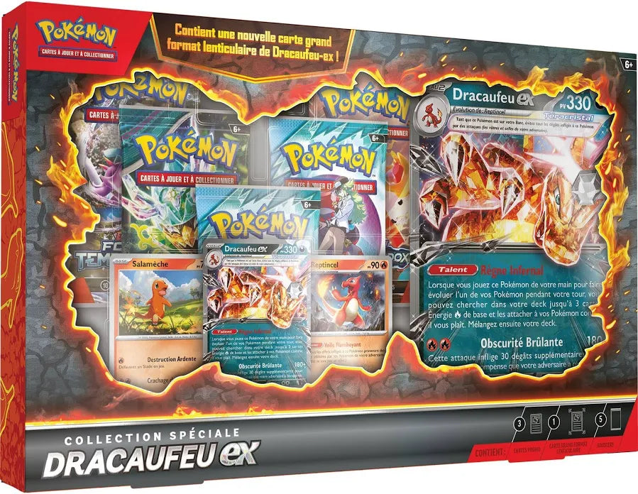 Pokémon - Coffret - Collection Spéciale - Dracaufeu Ex -