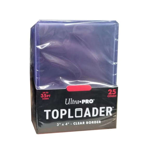 Ultra Pro - Toploader - 3x4" Clear Border - x25