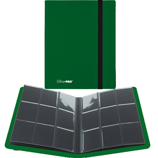 Ultra Pro - Portfolio A4 - 9 cases - Pro-binder - Eclipse - Vert forêt 360 cases