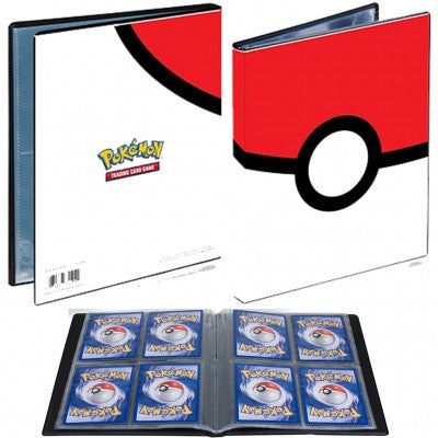 Pokémon - Portfolio illustré - A5 - Pokeball - 10 pages de 4 cases (80 cartes recto-verso)