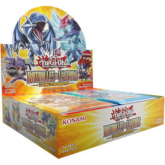 Yu-Gi-Oh! - Boite de Boosters Français - Display de 24 boosters - Batailles de Légende : Le Tumulte des Monstres