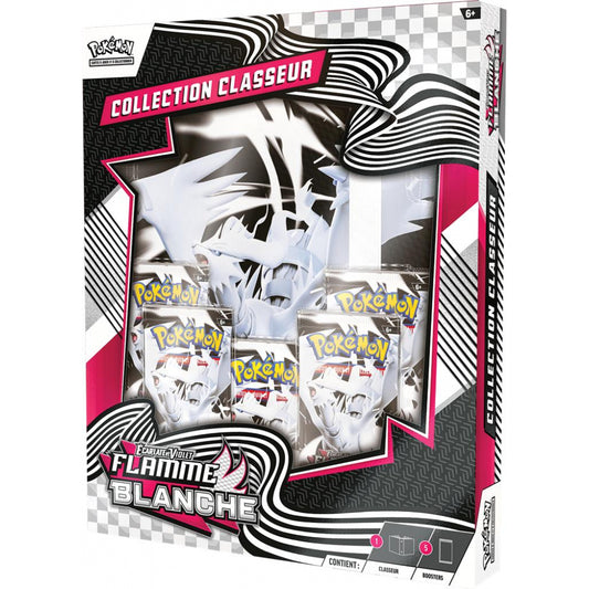 Pokémon - Coffret 5 Boosters - EV10.5 Ecarlate et Violet - Flamme Blanche - Collection Classeur