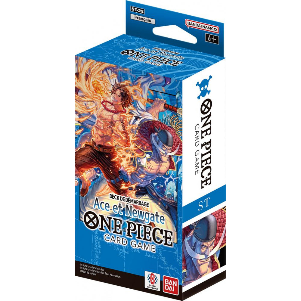 One Piece -  Deck de Demarrage - ST22 : Bleu Ace et Newgate