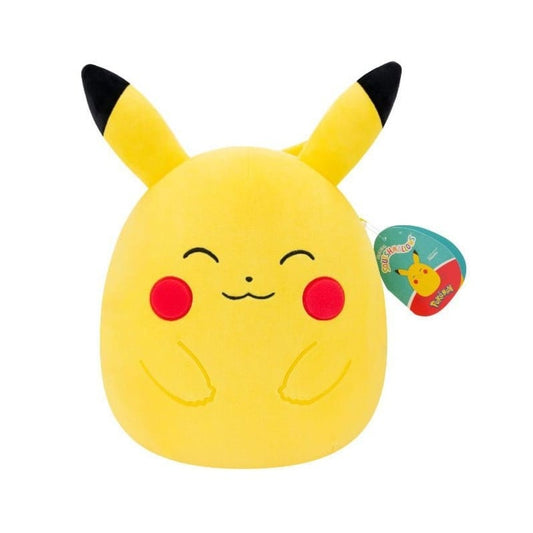 Peluche Pokémon - Squishmallows Pikachu heureux
