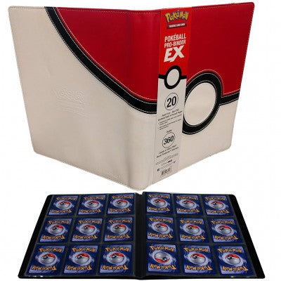 Ultra Pro - Pokémon - Portfolio - A4 9 Cases - PRO-BINDER PREMIUM SIMILICUIR - Pokeball