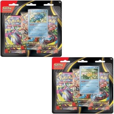 Pokémon - Tripack - ME01 - Méga-Évolution Psykokwak ou Akwakwak