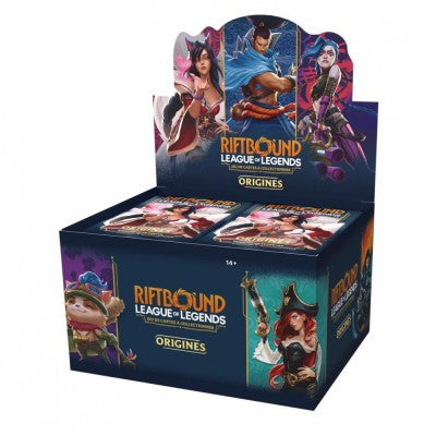 League of Legends - Boite de 24 Boosters - Riftbound - Origins - FR