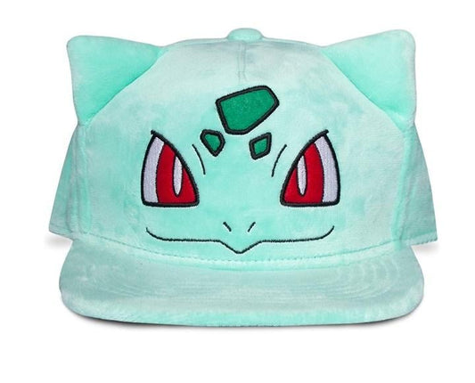 Pokémon - Casquette peluche Snapback Bulbizarre