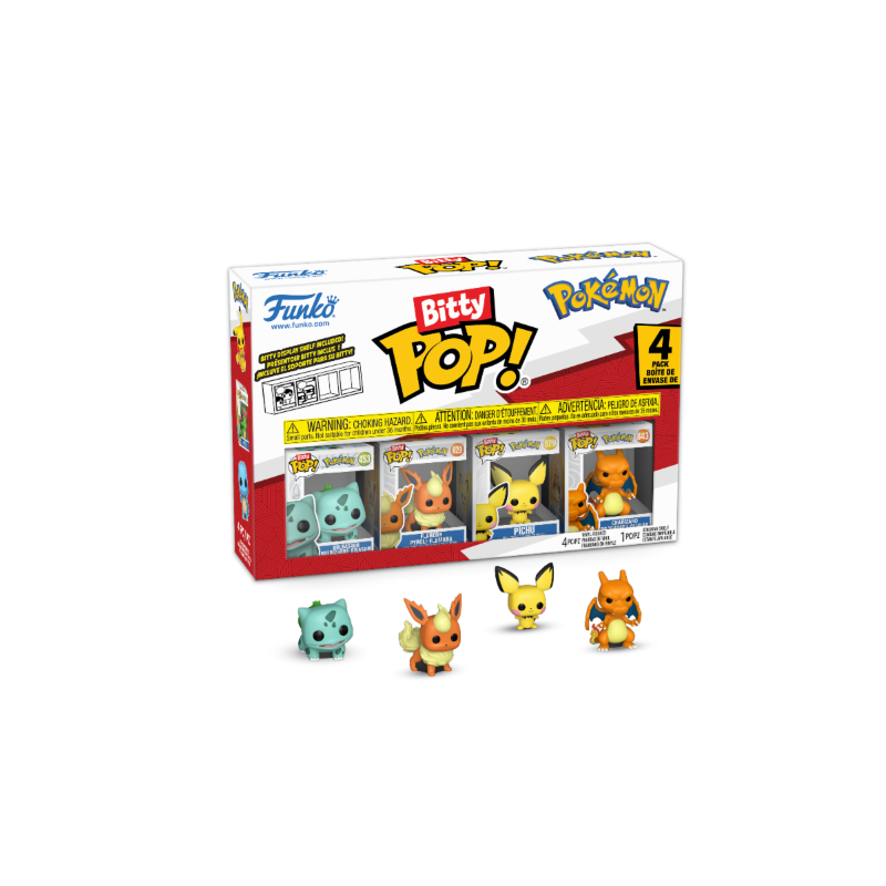 Pokemon Bitty Pop Pokemon 4-Pack asst.