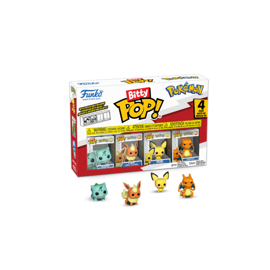 Pokemon Bitty Pop Pokemon 4-Pack asst.