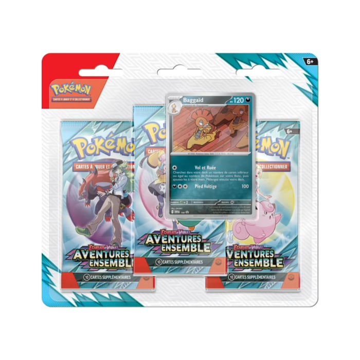 Pokémon - Tripack - EV09 Ecarlate et Violet - Aventures Ensemble