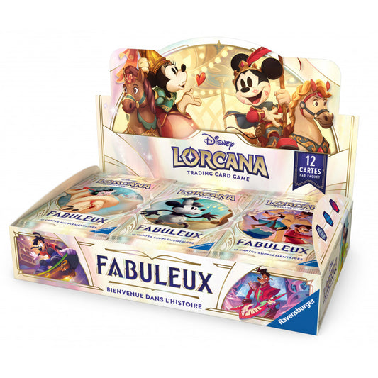 Disney Lorcana - Boîte de 24 Boosters - Chapitre 9 Fabuleux FR