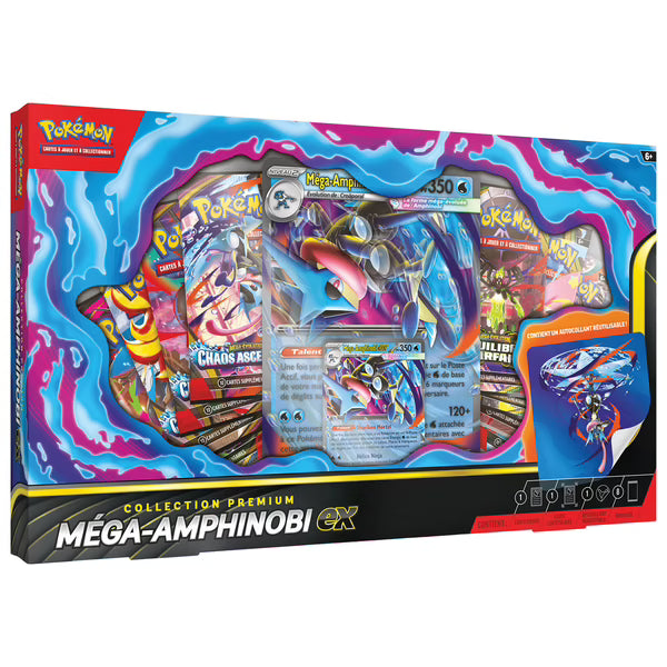 Pokémon - Coffret 8 Boosters - Collection Premium Méga Amphinobi EX