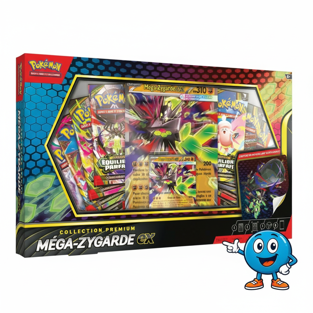 Méga-Zygarde ex avec Cardy - 1/4 taille