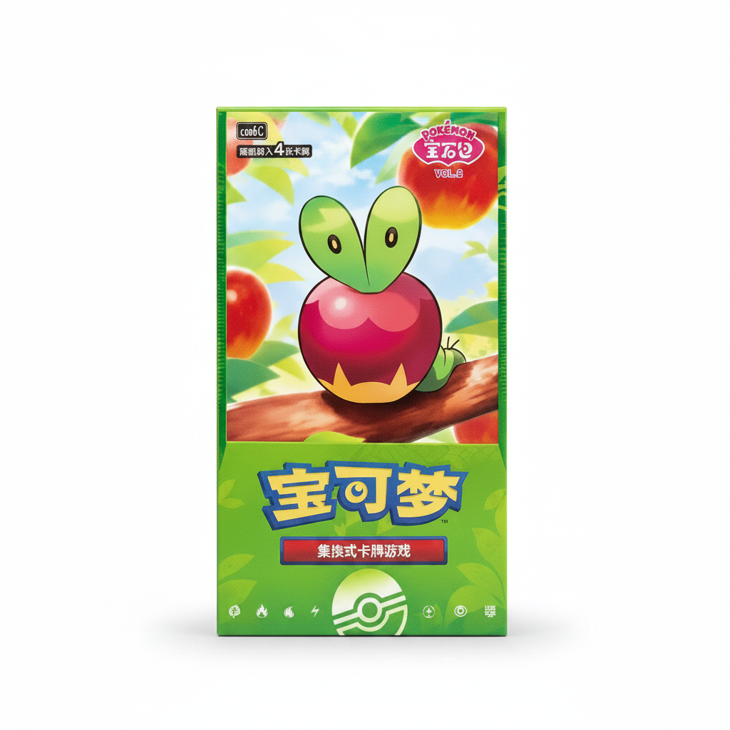 Pokémon Booster Box - Fond blanc e-commerce