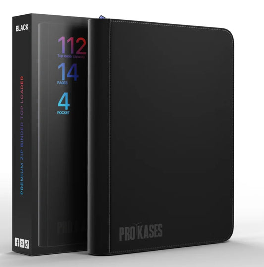 CLASSEUR POUR TOPLOADERS PROKASES® – MAXI ZIP BINDER 112 TOPLOADERS