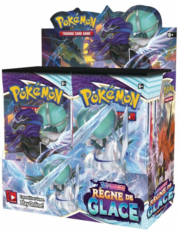 Pokémon - Display Règne de Glace EB06 + Protection Acrylique ProKases
