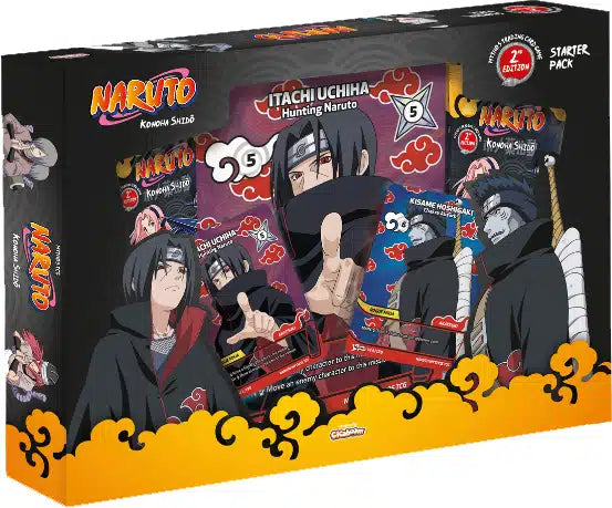 Naruto Mythos - Coffret 4 Boosters - Starter Pack ITACHI